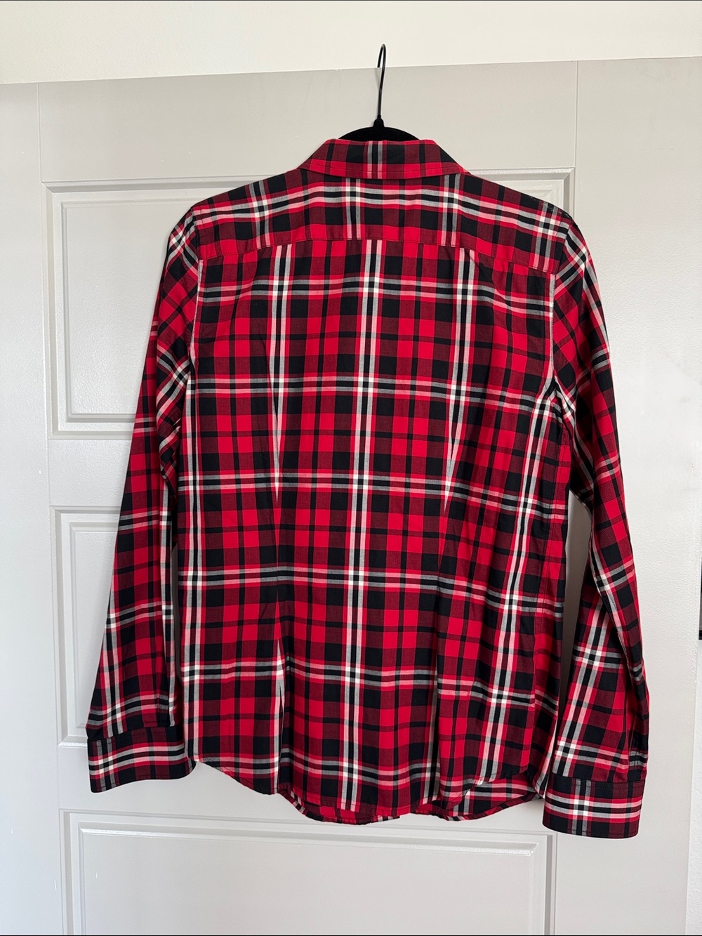 NWOT Ralph Lauren Red & Black Plaid Button-Down Shirt, S - Picture 3 of 3